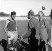 Inför fotbolls-VM på Rimnersvallen, Uddevalla i juni 1958