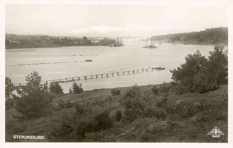 Tryckt text på kortet: "Stenungsund."