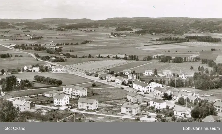 Tryckt text på kortet: "Dingle."
"Förlag: A/B J. F. Hallmans Bokhandel, Uddevalla."
Noterat på kortet: "Dingle Svarteborg Sn."
"Utsikt mot söder över Dingleslätten."
"21 Juli 1955."