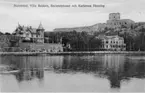 Marstrand, Villa Baidara, Societetshuset och Karlstens Fästning.