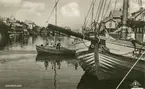 Grundsund, inre hamnen 1950.