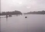 Vy från flottbron vid Leksands-Noret på Siljan 1916