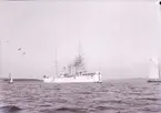 Pansarkryssaren Fylgia på Gullmarsfjorden 1910