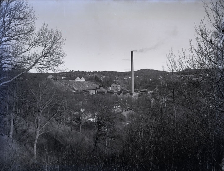 "1931. 35. Munkedals Fabrik från Väster. Mycket bra plåt."

"Fotot taget från Möe."