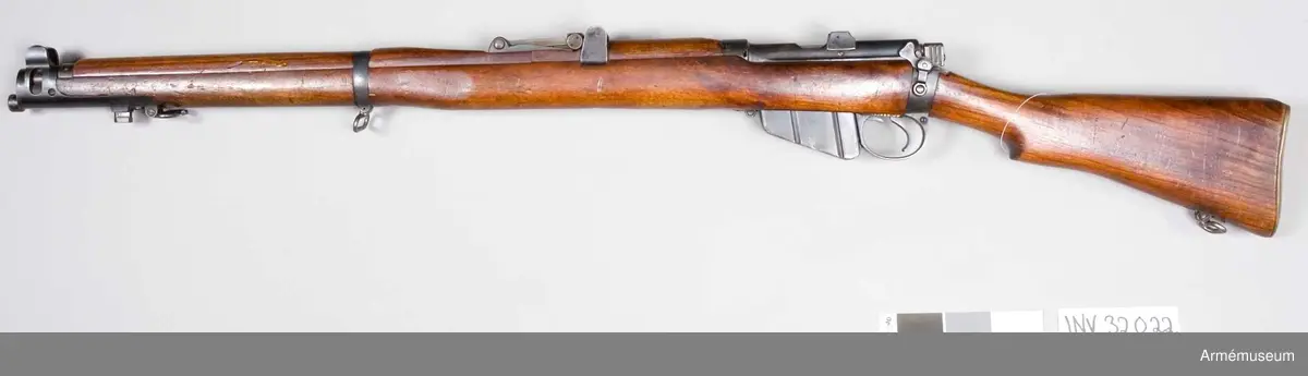 Grupp E II.
Gevär m/1903 (m/1907?), England.