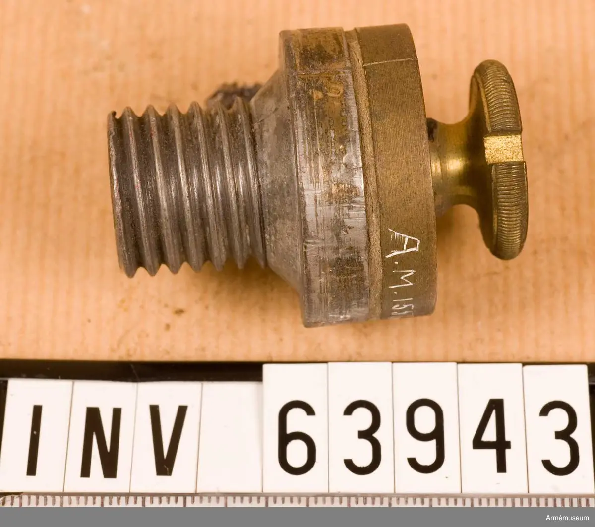 Grupp F II. 
Till granatkartesch, 1863 års försök.