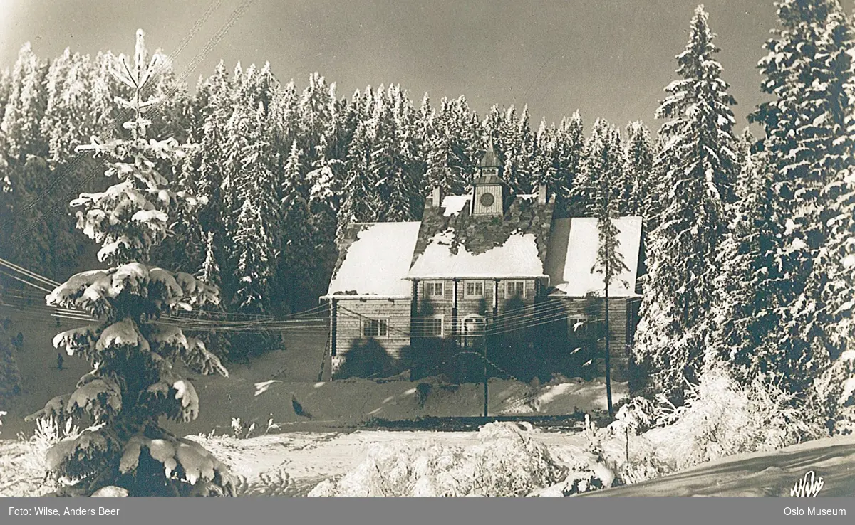 Skimuseet, skog, snø