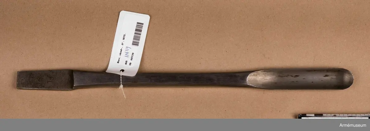 Borrsked, .9", 1875.