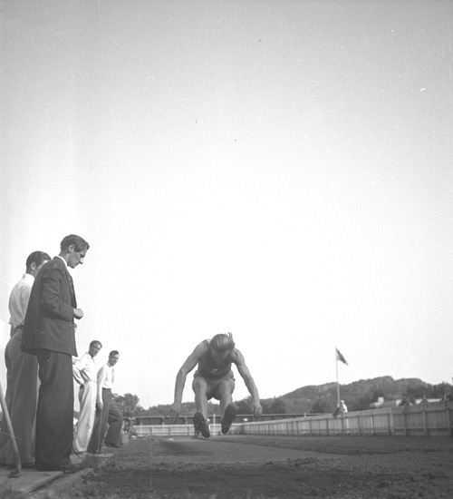 Text till bilden: "Lysekil? Idrott. 1939".