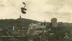 Notering på kortet: Jubilumsutställningen i Göteborg 1923. Linbanan.