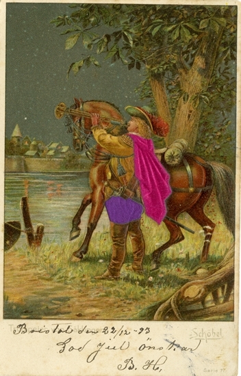 Notering på korte: Trompeter von Säkkingen.