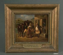 DILIGENSEN VID VÄRDSHUSET [Målning]