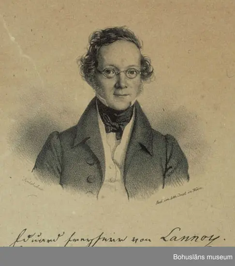 Ur handskrivna katalogen 1957-1958:
Tio porträtt av musiker
F. Hünten, z. Lannoy, F. Ries, A. Celinek, Methfessel, C. Schall, J. Nagel, F. Litzt, Paganini. H.: 17,5 Ã  16 cm..

Har tillhört kantor Johan Fredrik Andrén.

UM006213 - UM006225 är med största sannolikhet inkommet samtidigt och från samma givare. /2008 A-LSM

Lappkatalog: