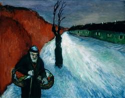 Der Krämer (Der einsame Weg) [Målning]