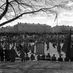 Demonstration i Mjölkafållan i Huskvarna den 1 maj.