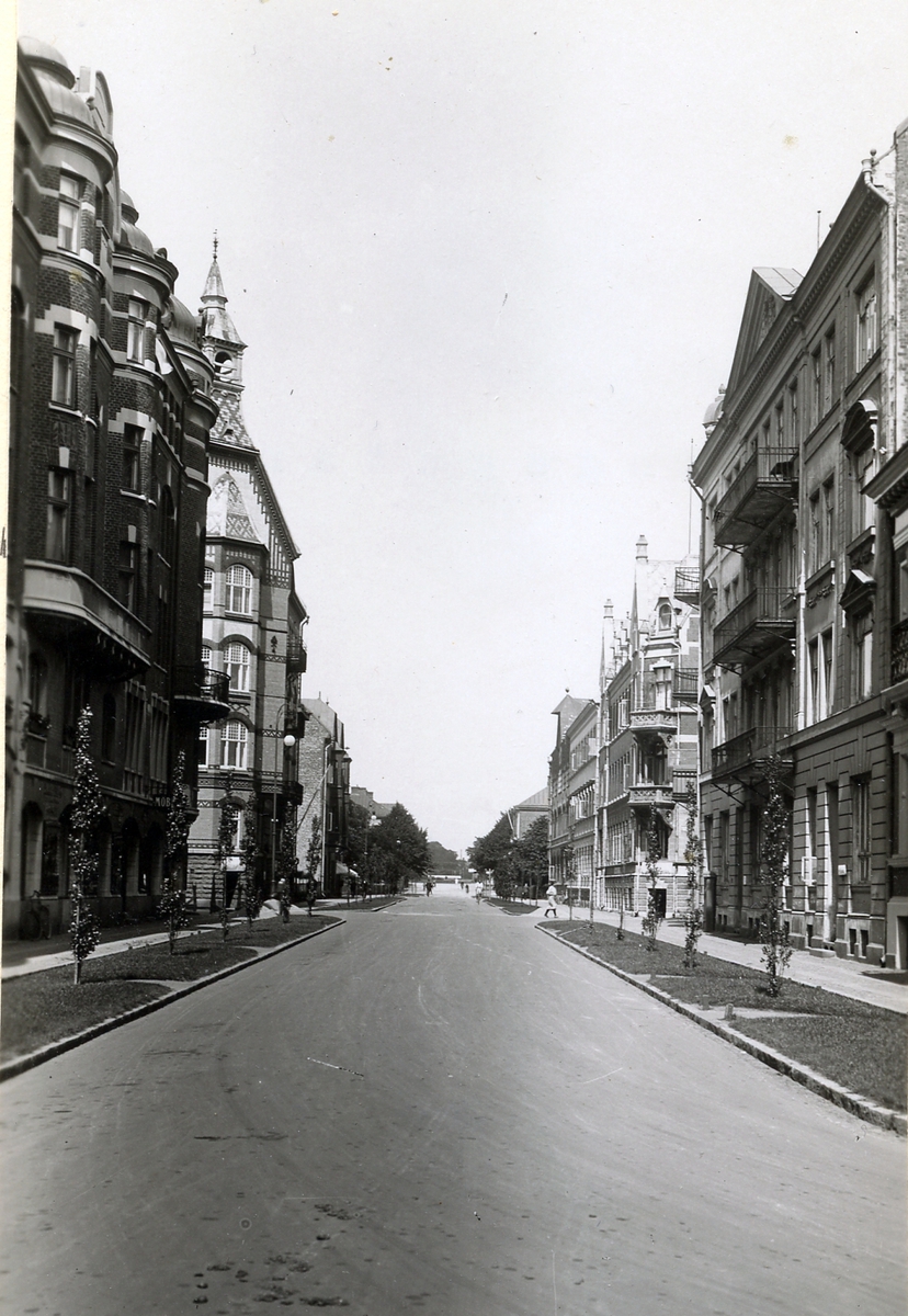 Halmstad, Kungsgatan. Östra förstaden.