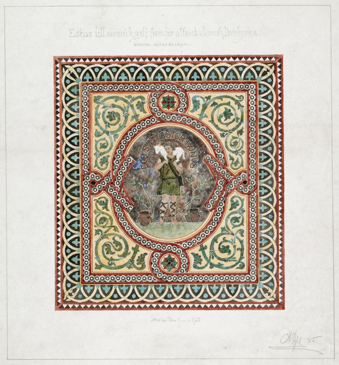 Mosaikgolv
Lunds Domkyrka