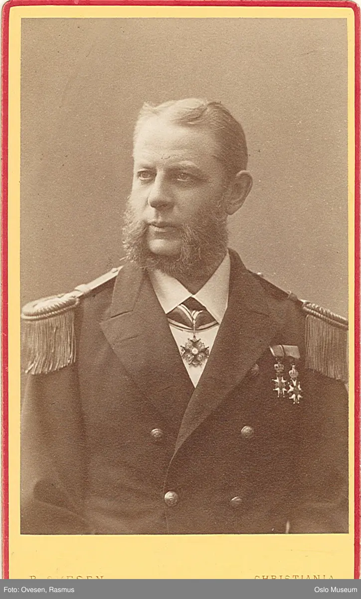 portrett, mann, brystbilde, uniform, ordener