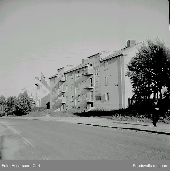 Aftonsols byggnader. Oscarsgatan.