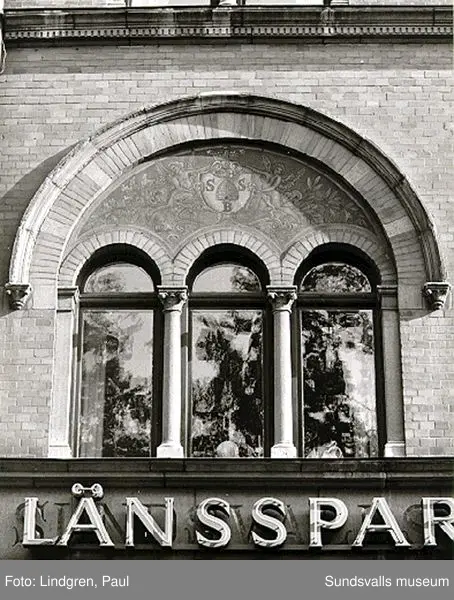 Rådhusgatan 21, Länssparbanken, f d Sundsvalls sparbank.