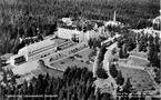 Länssanatoriet i Sundsvall, flygfoto.