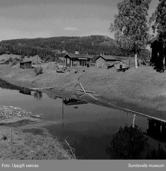 Utsikt från bron över Glimån mot NV