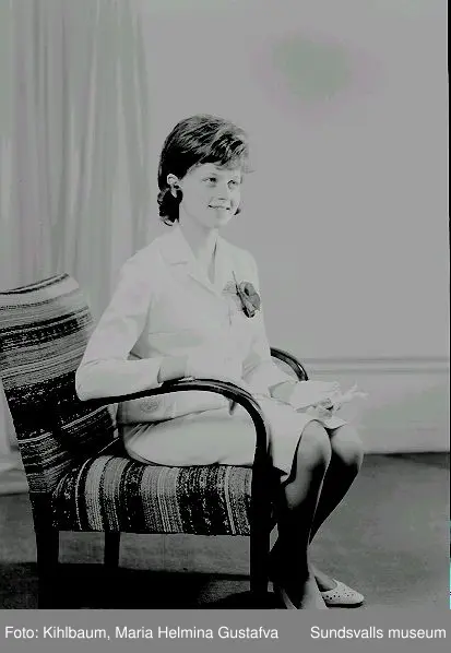 Konfirmation, porträtt.