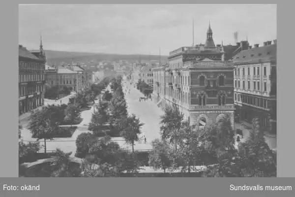 Esplanaden från Sjögatan.