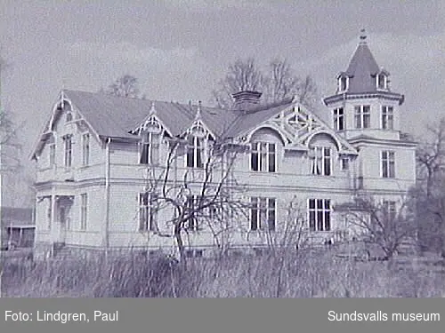 Villa Fredriksro, Södra Allén 19, Uppförd 1888. Riven omkring 1965.