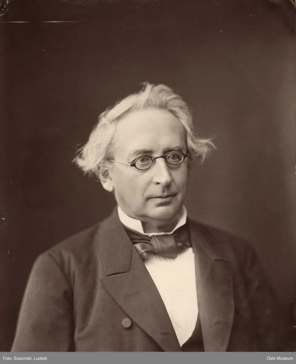 portrett, mann, statsminister, lorgnetter, brystbilde
