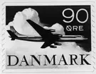 Förslagsteckningar till frimärke SAS 10 år, utgivet 24/2 1961. Förslag från okända tecknare hos SAS. Foton 30/5 1967.
Förslag 