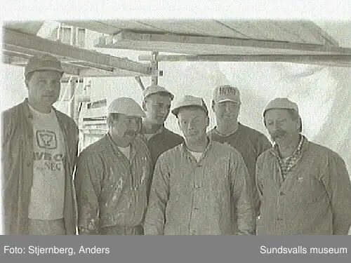 Fr. v. Per Ola Yngvesson, Olle Sörman, TohmasHarrysson, Tommy Johansson, Johan Sörman,Jan Fritz.
