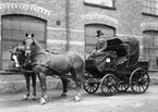 Hästdiligensen användes i anslutning till Barnens Dag i Borås 15 -
19 maj 1946.  Diligensen finnes i museet i Borås.