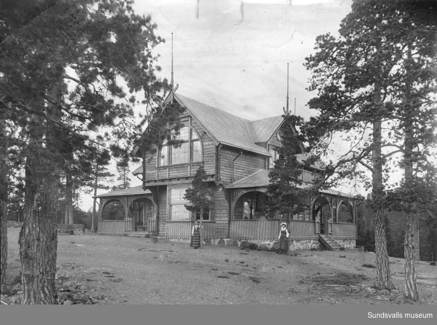 Sundsvall, Norra Stadsberget. Turistpaviljongen.