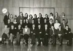 Administrativ kurs 1967 - 1969, avd. 1. Foto 8 januari 1968.