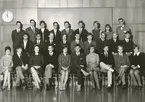 Administrativ kurs 1967 - 1969, avd. 2. Foto 8 april 1969.