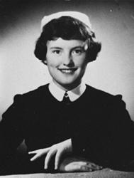 Sjuksköterska Liljan, elev på Sabbatsbergs sjukhus i Stockho