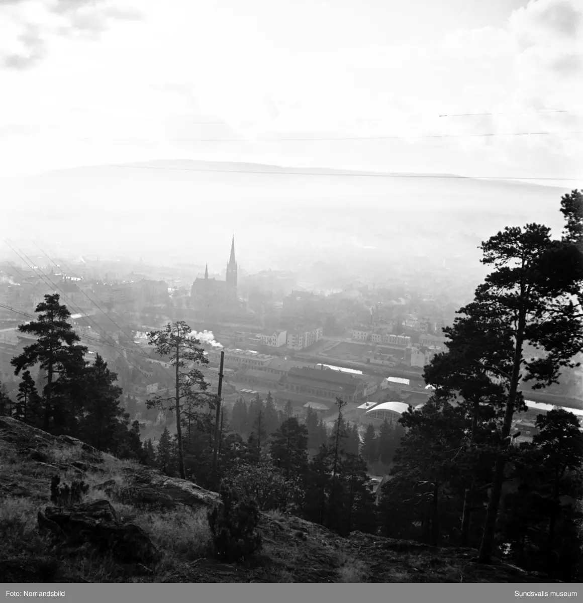 Norra berget, provbilder till vykort.