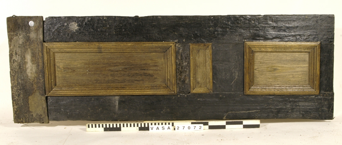 Ramverk till panel från kajutan.