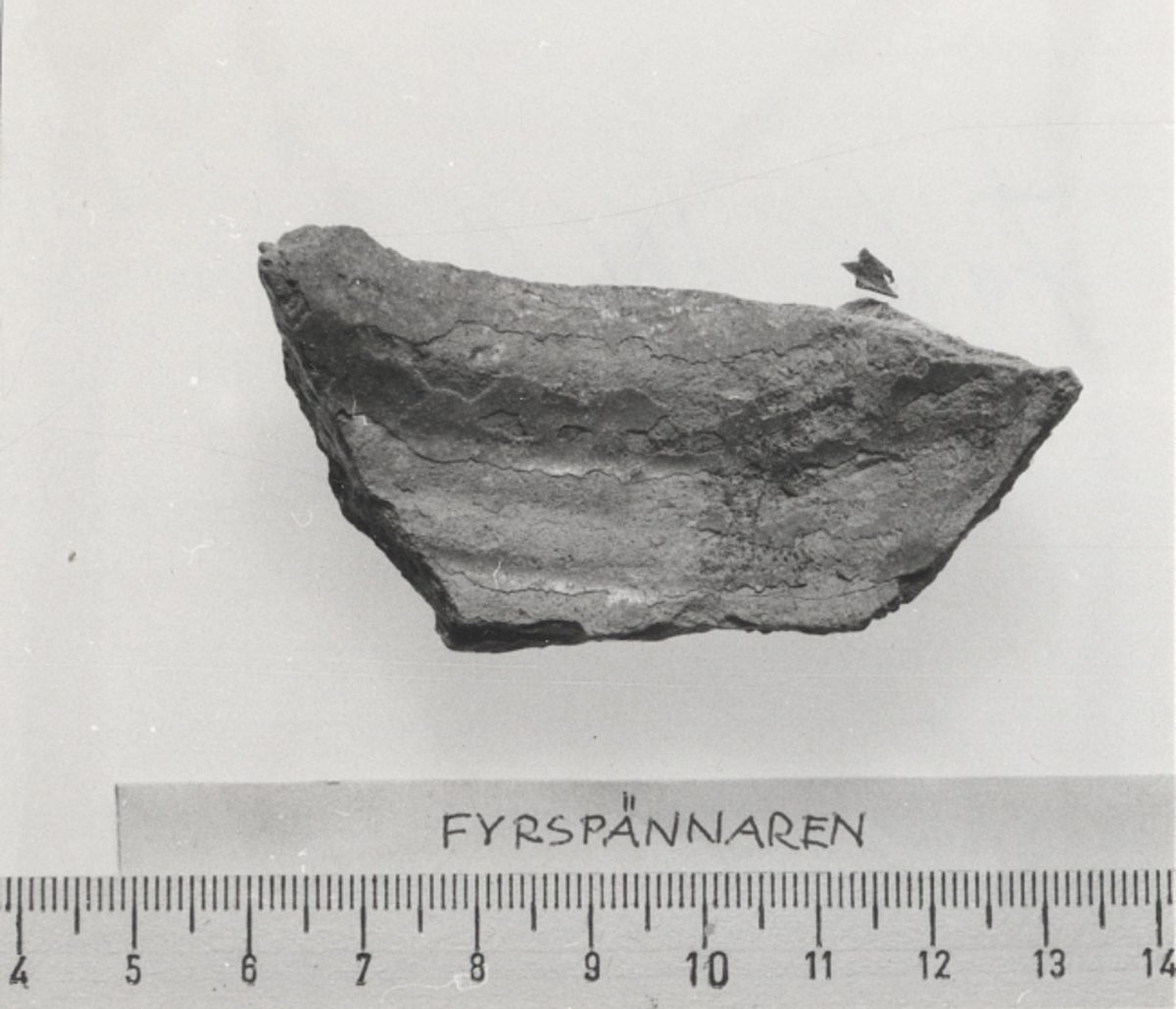 Kantfragment från kruka.