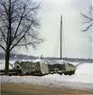 Ångbåtsbryggan, Strängnäs januari 1979. 