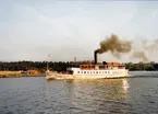 S/S Mariefred vid Stora Essingen, Stockholm, 22 juli 1980