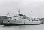 Passagerarfartyget m/s GOTLAND vid Finnboda varv 1965.