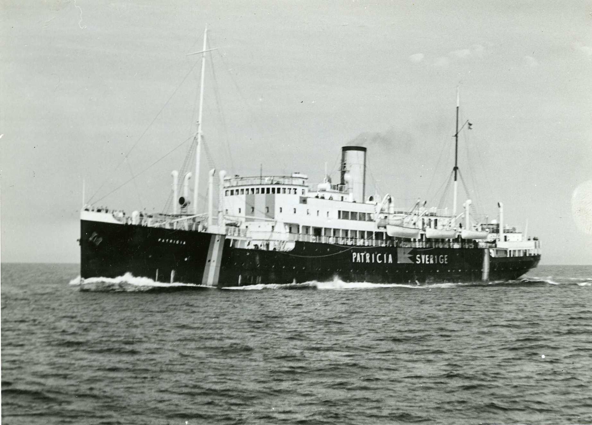 Depåfartyget Patricia år 1943.