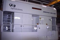 Trenings senter, simulator Boieng 767/757, fra utsiden.