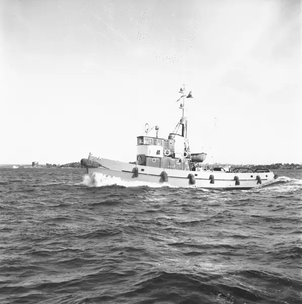 Bogserbåten Heros provtur