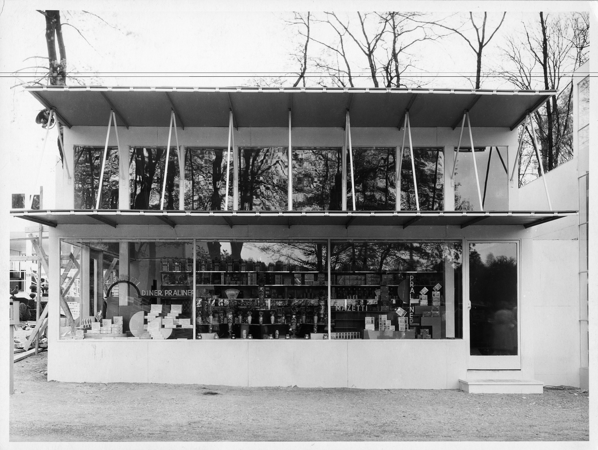 Mazettis chokladfabriks kiosk, Stockholmsutställningen 1930
