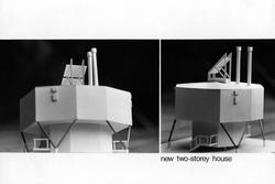 Arktisk stad i Resolute Bay
Modellfoto med text: new two-sto