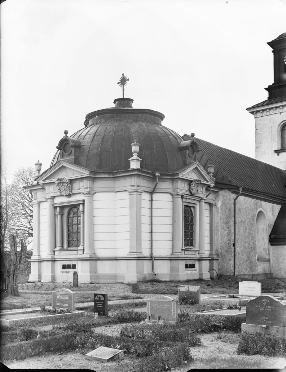 Turinge kyrka, gravkor
Exteriör