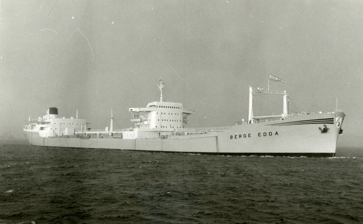 M/T 'Berge Edda' (b.1962, Rosenberg mekaniske Verksted A/S, Stavanger).